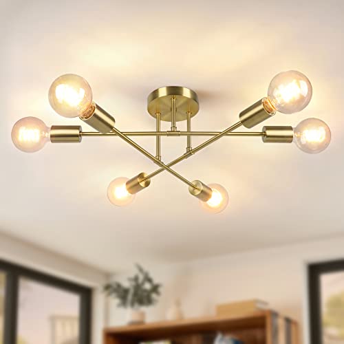 22" Modern Sputnik Chandelier 6
