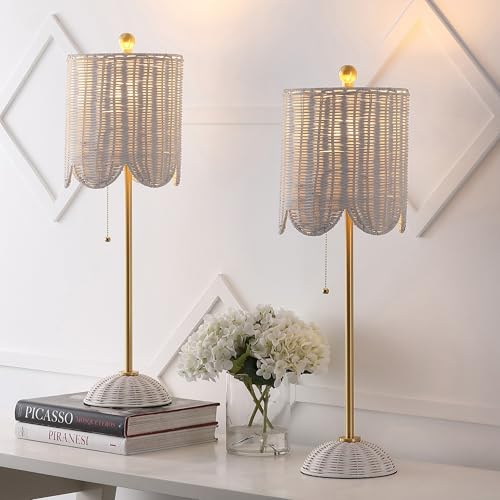 Celerie 27.5" Rattan Buffet Lamp (2 Count)