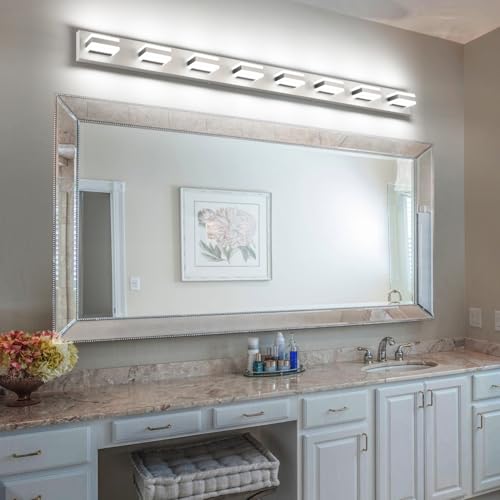 Bathroom Light Fixtures Brushed Nickel Vanity Lights for Bathroom Above Mirror