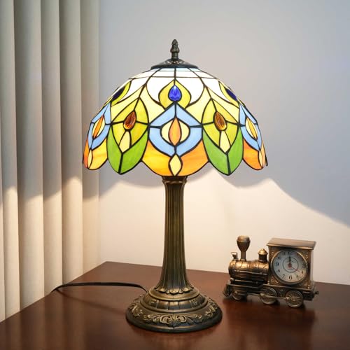 Black Cat Lamp Tiffany Lamp Stained Glass Table Lamp Cute Style Kids Nightstand Warm Bedroom Bed Bedside Living Room End Office Desk Light Gift For Cat Lovers Decor Small Halloween Christmas Lamp Led