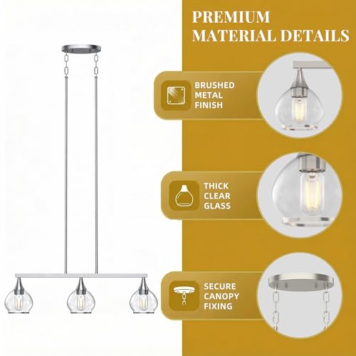 Kitchen Island Linear Pendant Light