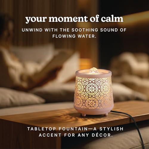 Indoor Relaxation Fountain with Light & Natural Sound