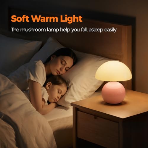 Mushroom Lamp Table Lamp for Bedroom