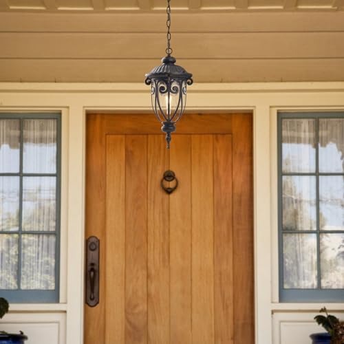 Vintage Bronze Outdoor Pendant Lights for Porch