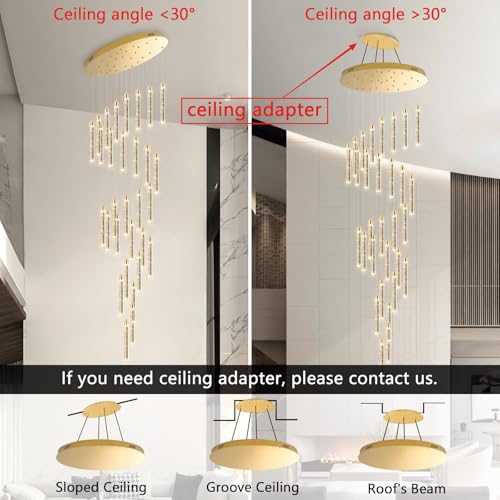 Modern 30 Light LED Chandelier for Living Room