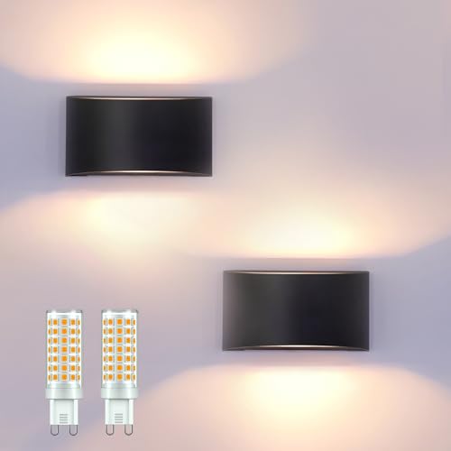 Modern G9 Wall Sconces 2Pack
