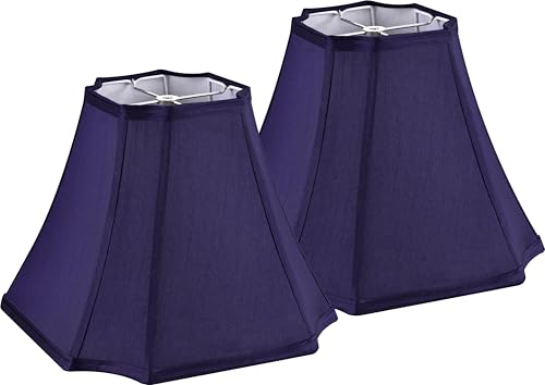 Medium Blue Lampshades for Table Lamps Set of 2 (2 Count)