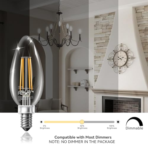 Candelabra LED Bulbs (12 Count)
