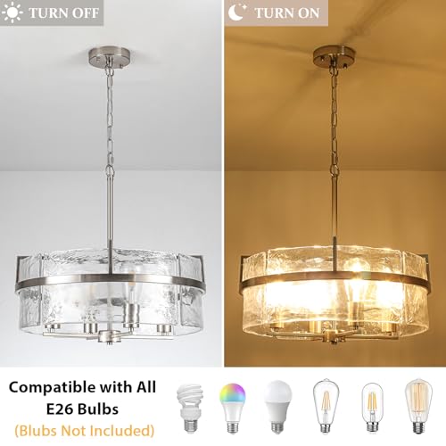 Modern Drum Chandeliers for Dining Room