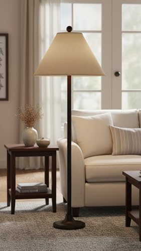 32209A Hardback Empire Spider Lamp Shade in Wheat Flaxen