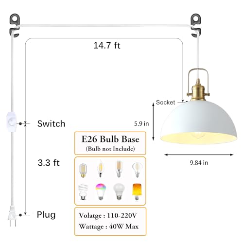 Plug in Pendant Light