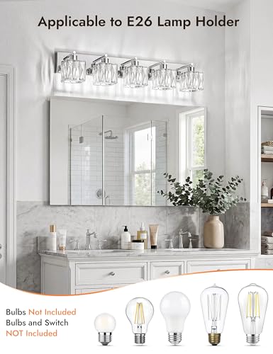 Chrome Bathroom Light Fixtures