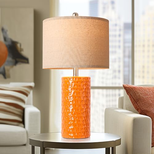 23" Modern Ceramic Table Lamp Set of 2 (2 Count)