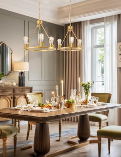 Wagon Wheel Chandelier (3 Count)