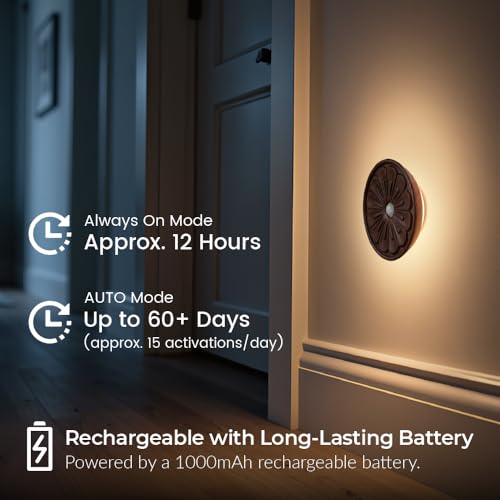 Wood Flower Night Light