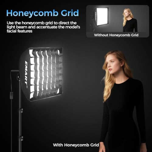 Softbox Lighting Kit with Grid (2 Count)