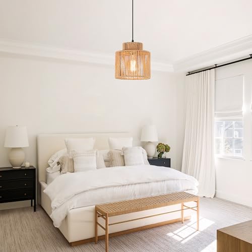 Boho Rattan Pendant Light