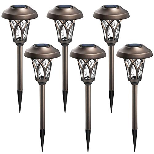 Solar Pathway Lights Outdoor (6 Count)