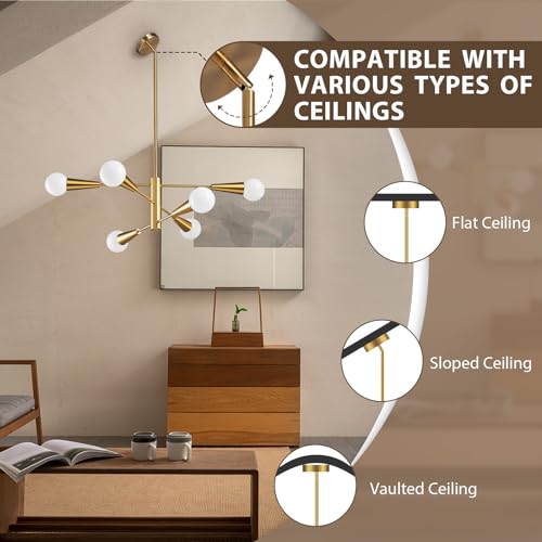 Sputnik Chandelier Modern Gold Chandelier 6