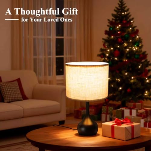 Touch Bedside Lamp for Bedroom