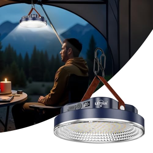 6000LM Flashlight Portable LED Camping Lantern Rechargeable Light 60W with Magnet