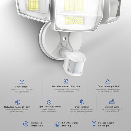 Outdoor Motion Sensor Light (2 Count)