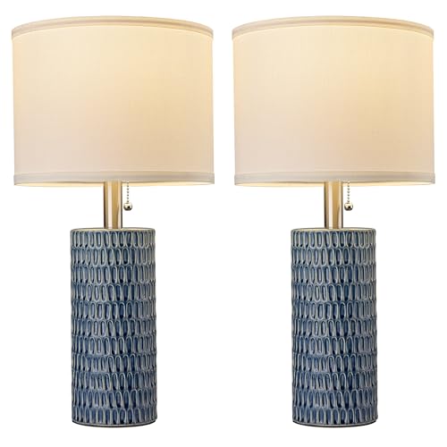 Modern Ceramic Table Lamps Set of 2 (2 Count)