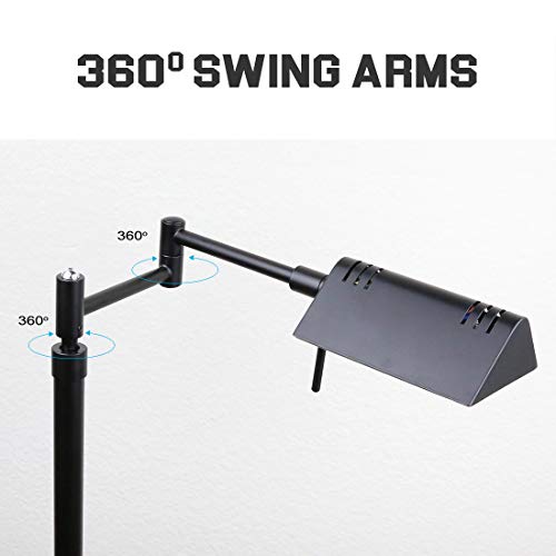 Brook Adjustable Dimmable LED Pharmacy Floor Lamp