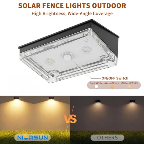 Solar Fence Lights 16 Pack (16 Count)