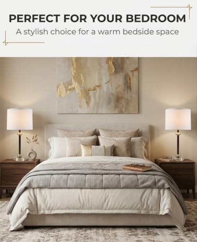 Touch Table Lamps for Night Stands (2 Count)