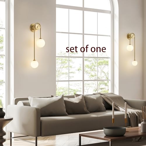 Golden Wall lamp Double Ball