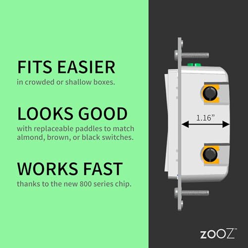 800 Series Z Wave Long Range Dimmer Switch ZEN72 800LR