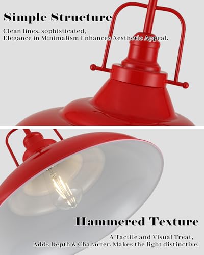 Red Pendant Light