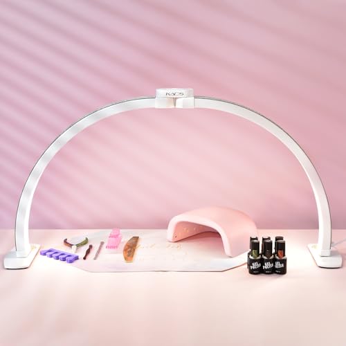 29inch Large Half Moon Desk Lamp Nail Light with Rhinestones