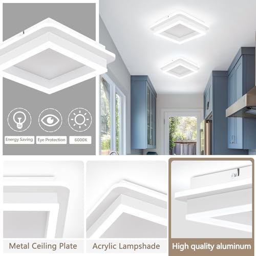 32W Square Hallway Light