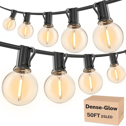Outdoor String Lights 50ft (50 Foot)