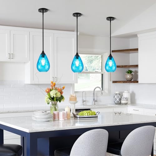 Black Pendant Lights Kitchen Island 2 Pack (2 Count)