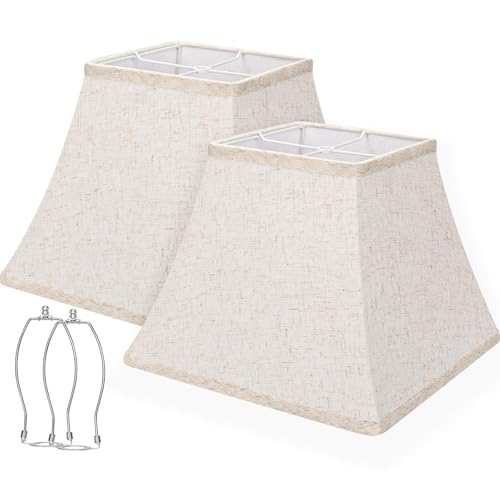 Square Bell Lamp Shades Set of 2 (2 Count)