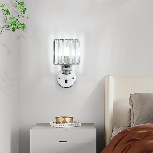 Hardwired Crystal Wall Sconces