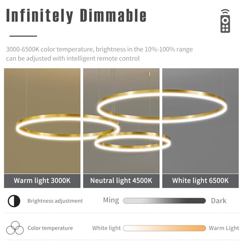 Modern Design Dimmable Desk Linear Pendant Light