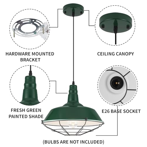 Green Oversize Pendant Light