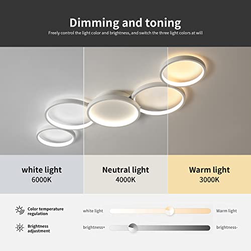 Modern LED Flush Mount Ceiling Light