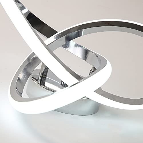 Hallway Light Acrylic Modern LED Ceiling Light Fixtures Cool White 6000K Close to Ceiling Lights for Bedroom Bathroom Kitchen Balcony Corridor Stair Aisle Curved Creative Design Celing lamp
