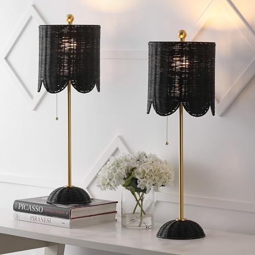Celerie 27.5" Rattan Buffet Lamp (2 Count)