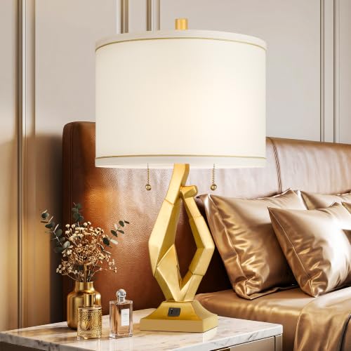 24.5" Gold Lamps Set of 2 (2 Count)