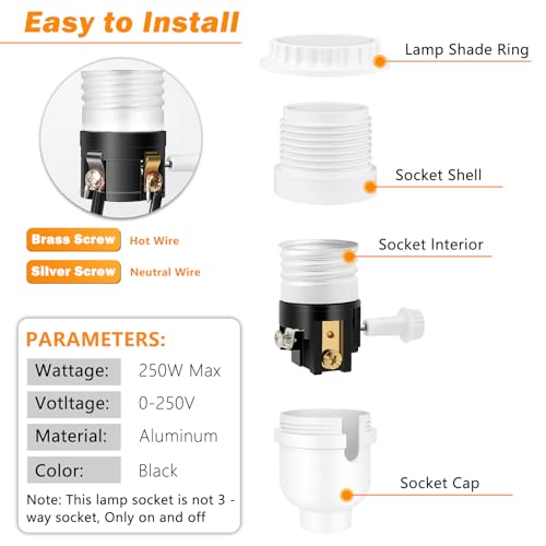 UL Listed E26 Light Socket
