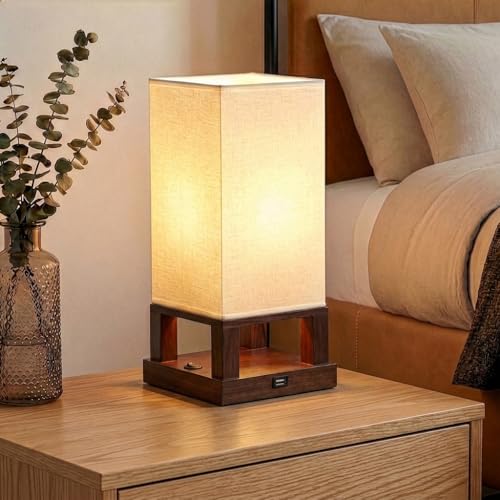 Maxwell Bedside Lamp with USB Port
