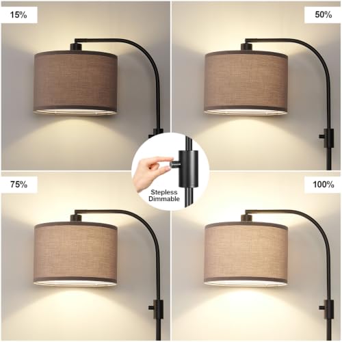 Dimmable Black Floor Lamp