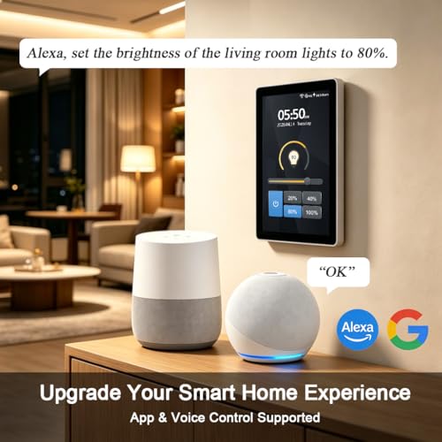 L10 Smart Dimmer Switch with 4.5" LCD Touch Screen