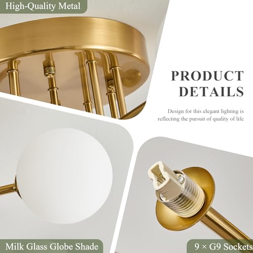 Semi Flush Mount Ceiling Light Fixture